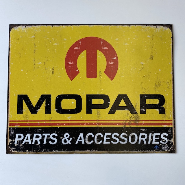 SIGN, Garage - Mopar Parts, 31 x 40cm